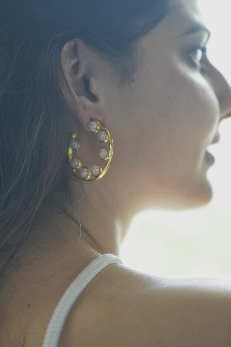 Pearl Hoops
