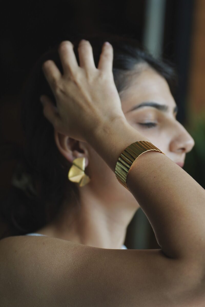 Brass Column Cuff - Image 2