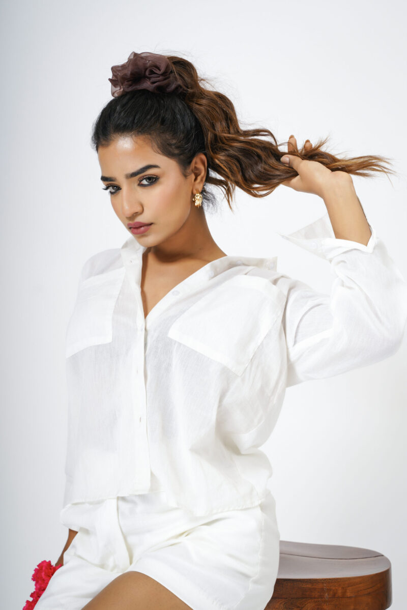 White On White Co-ord Set - Image 3
