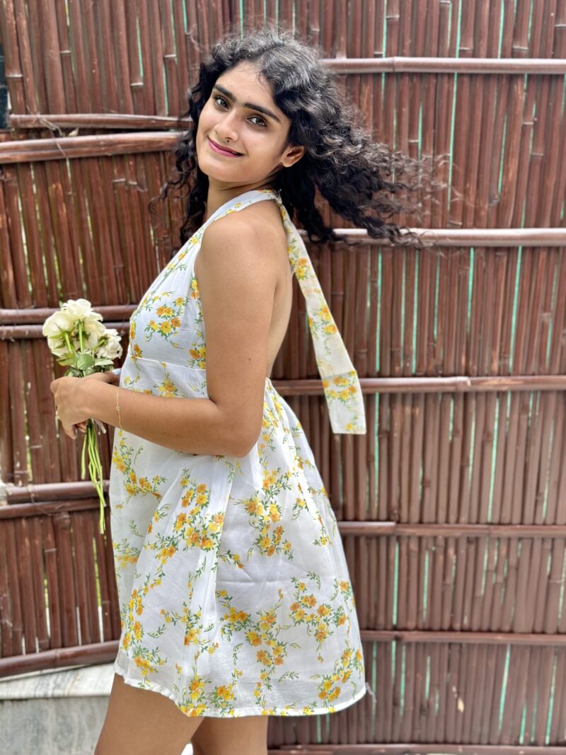 Tie-Up Backless Dress - Image 3