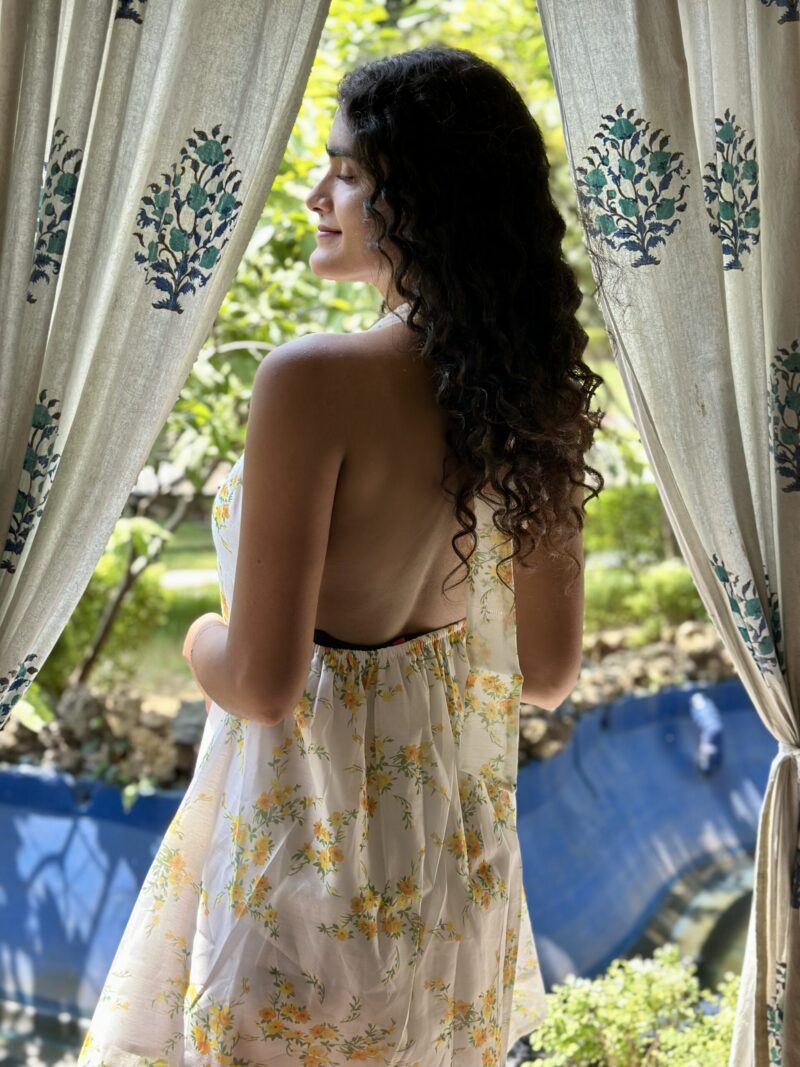 Tie-Up Backless Dress - Image 2