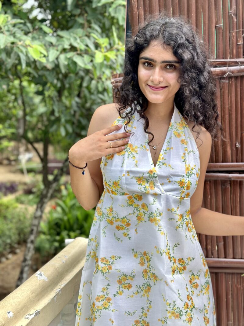 Tie-Up Backless Dress