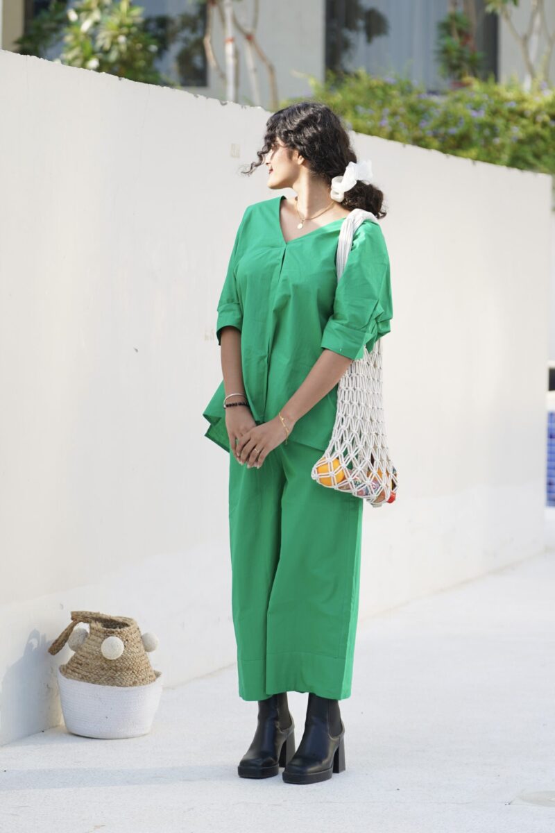 Solid Green Co-ord Set - Image 3