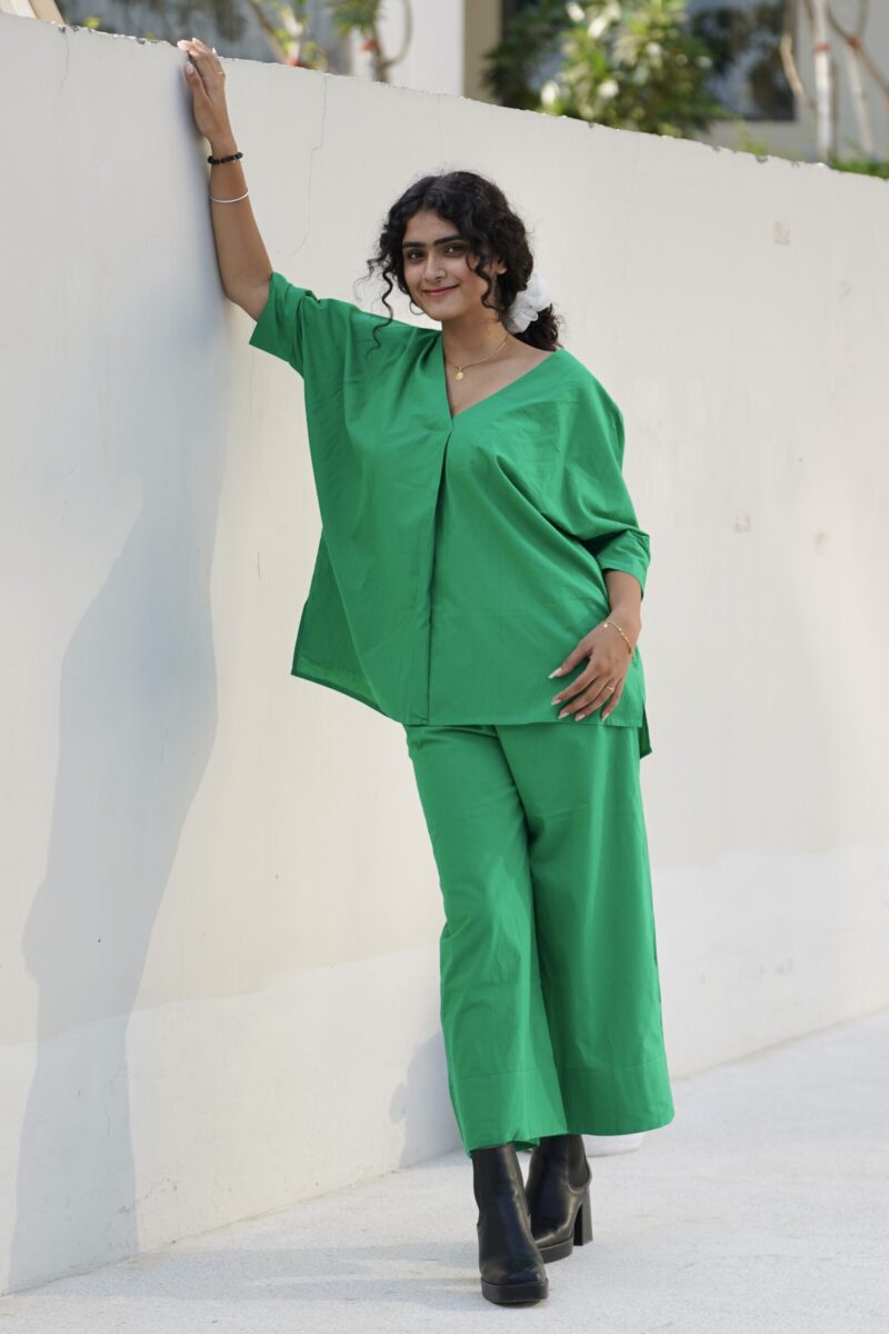 Solid Green Co-ord Set