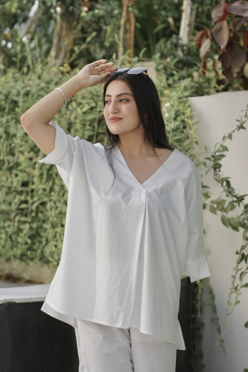 Solid White Co-ord Set