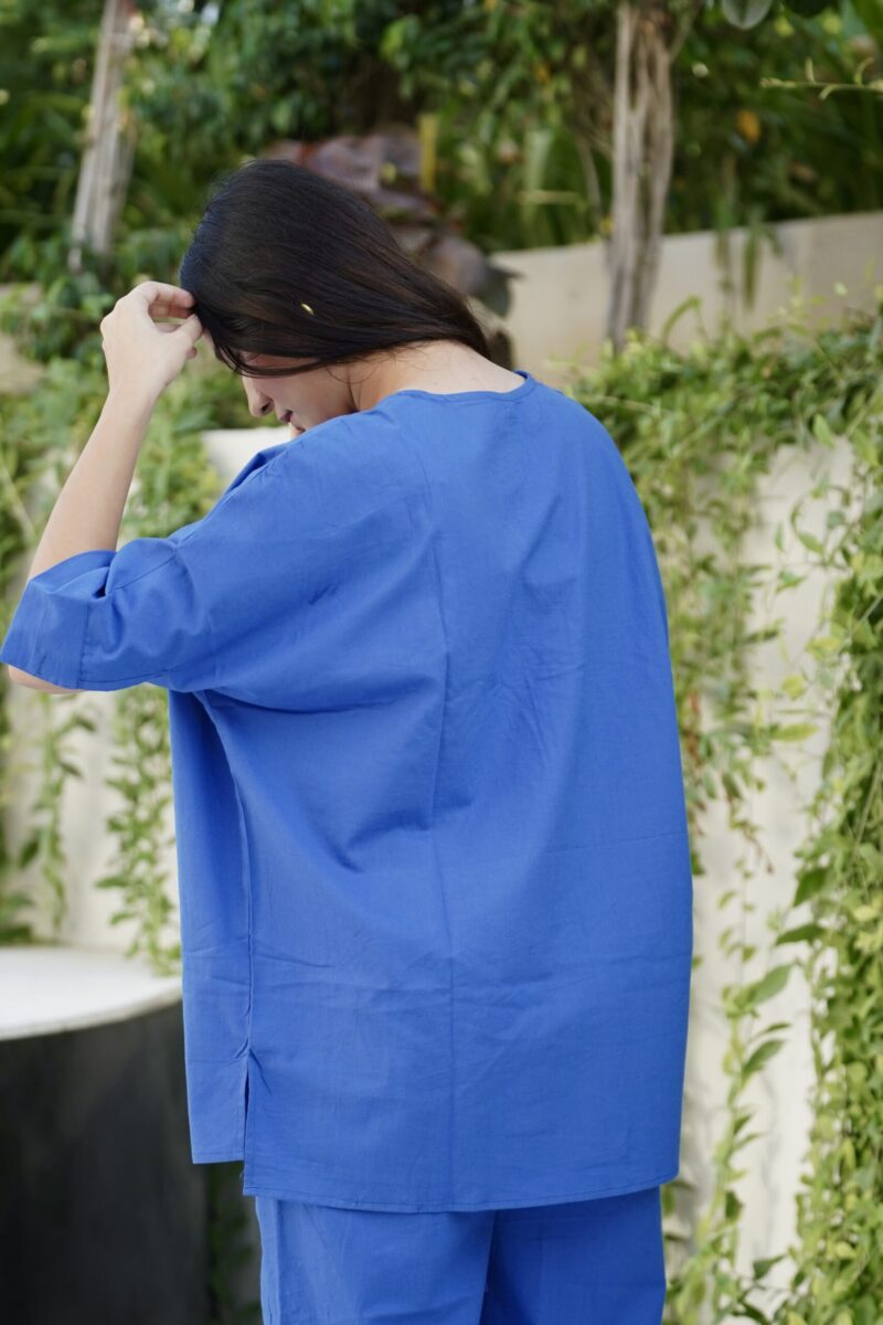 Solid Blue Co-ord Set - Image 2