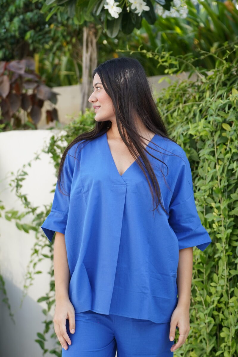 Solid Blue Co-ord Set