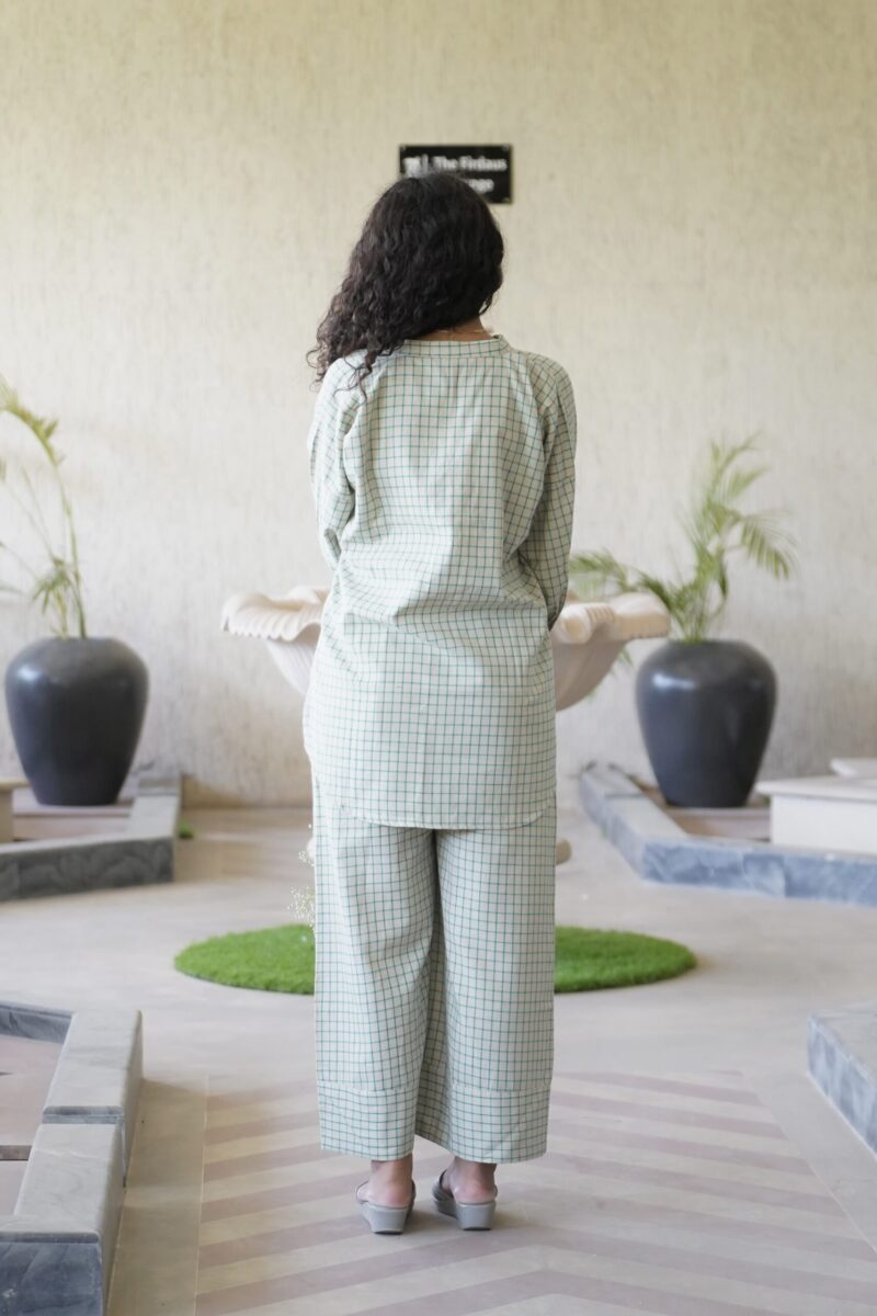 Green Checked Co-ord Set - Image 2