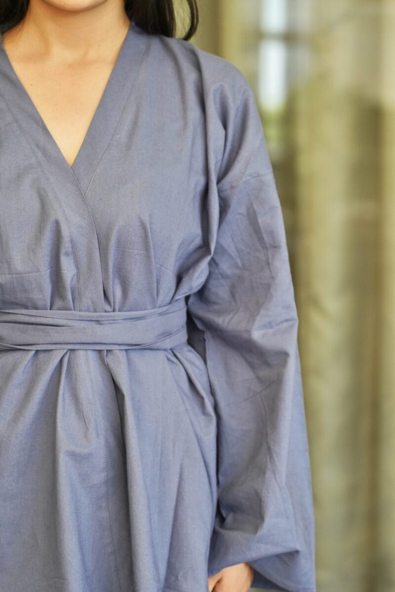Blue Kimono-Style Co-ord Set - Image 3