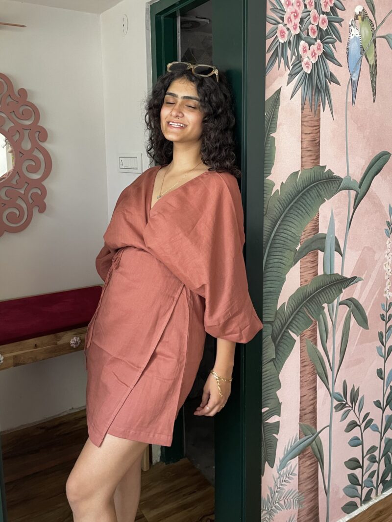 Wrap Around Dress (Free Size) - Image 3