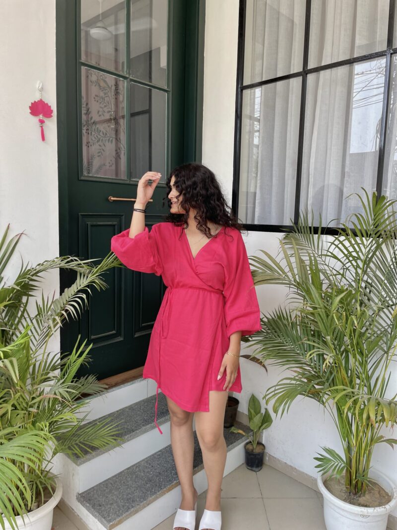 Wrap Around Dress (Free Size)